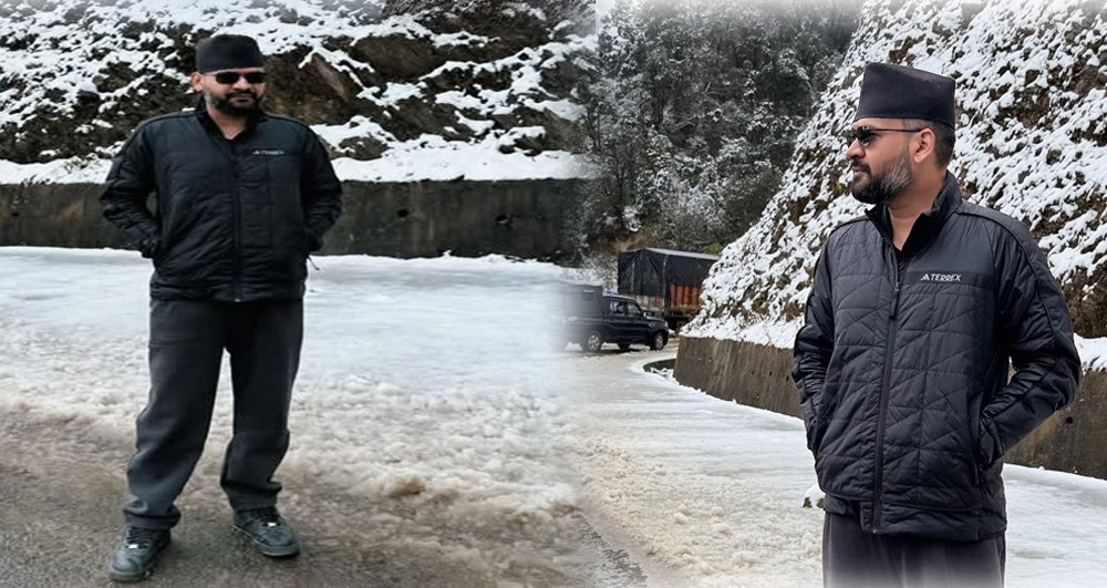 डडेलधुराबाट हिउँमा उभिएर बालेनको सन्देश- सुदूर अब टाढा छैन