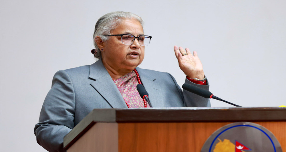 राष्ट्रियसभामा पहिलो सम्बोधन गर्दै प्रधानमन्त्री कार्कीले भनिन्- तोकिएकै समयमा निष्पक्ष निर्वाचन हुन्छ