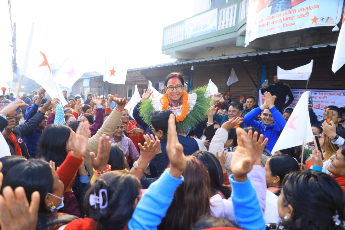 चितवन–३ मा रेनु लहर, गाउँगाउँमा उत्साहपूर्ण स्वागत
