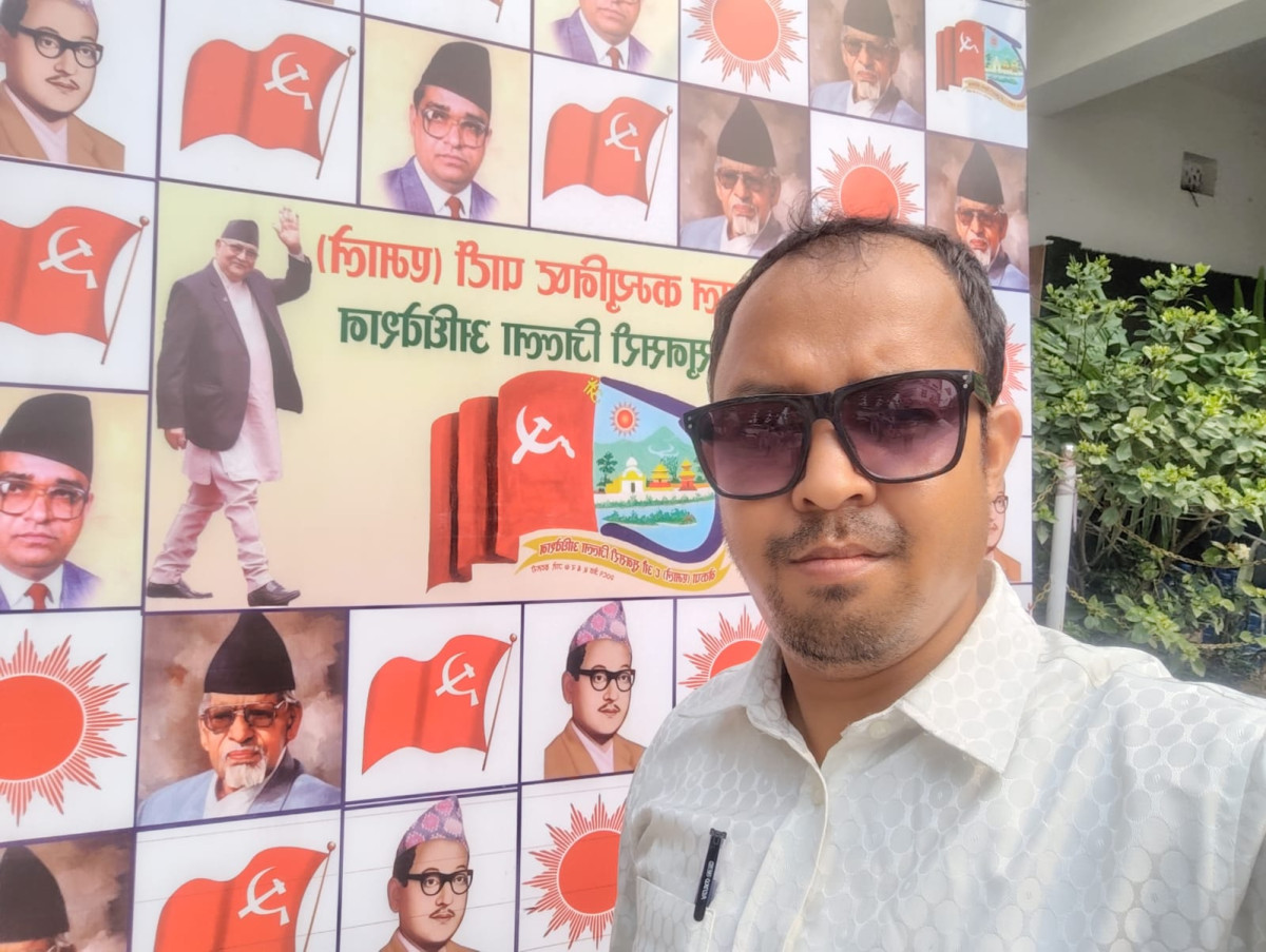 एमाले सुनसरीका जिल्ला सदस्य गणेश विकले छाडे पार्टी
