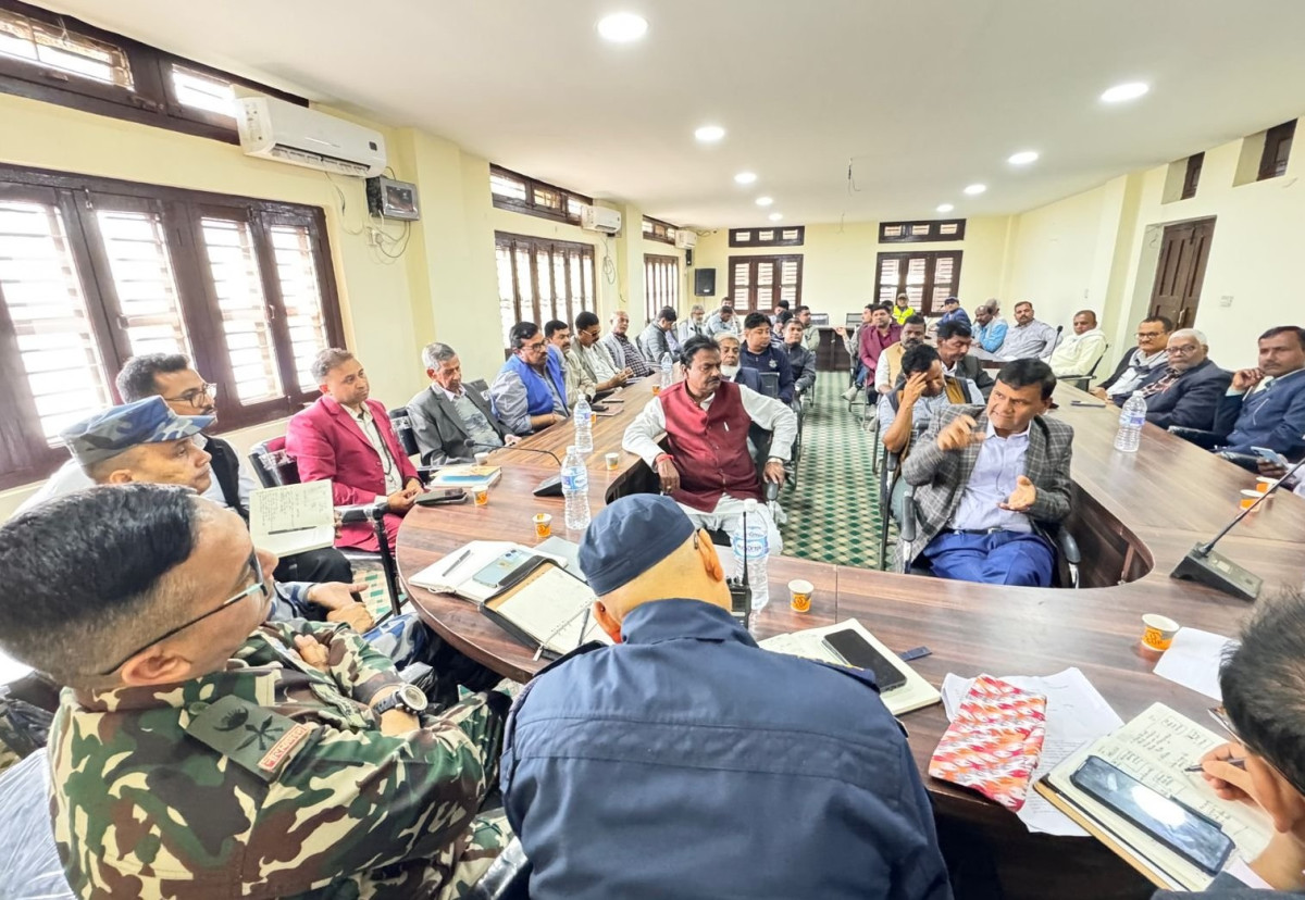 गौर साम्प्रदायिक विवादपछि शान्ति बहालीका लागि सर्वदलीय बैठक, सद्भाव र्‍याली गर्ने निर्णय