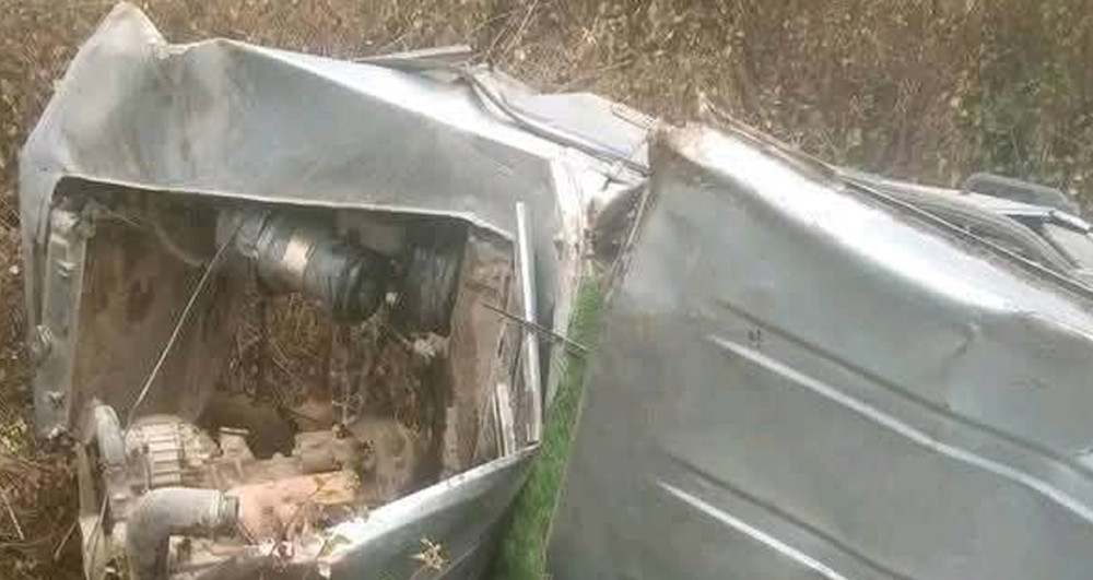 रोल्पामा जीप दुर्घटना हुँदा एक जनाको मृत्यु, १० जना घाइते