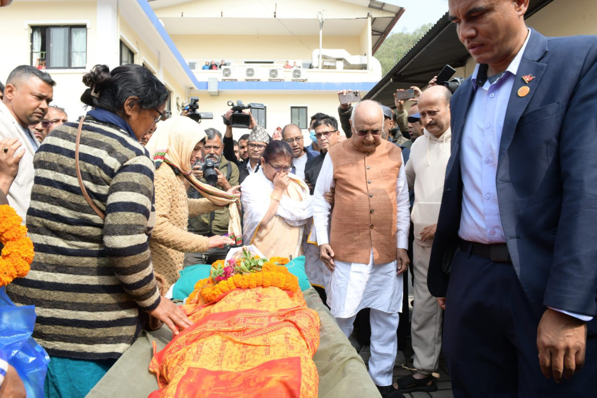 ओलीका पिताको निधनप्रति रवि लामिछानेद्वारा दुःख व्यक्त