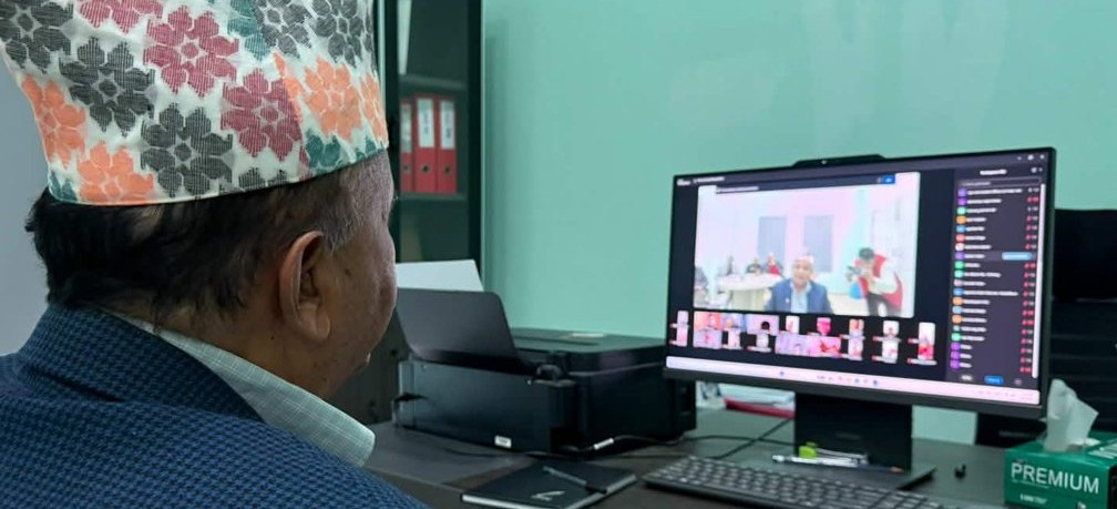 प्रदेश र जिल्ला अध्यक्षहरूसँग एमालेको भर्चुअल बैठक