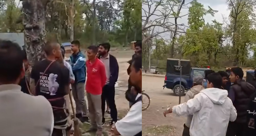 बसभित्रै चोरी गर्दै गर्दा अत्तरियामा दुई युवक रंगेहात पक्राउ
