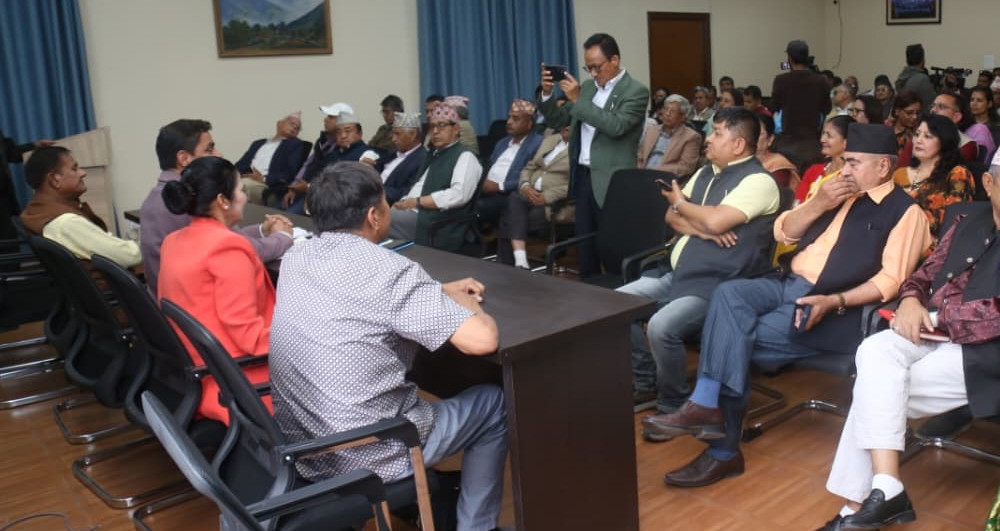 नेपाली कांग्रेसको प्रतिनिधि अभिमुखीकरण कार्यक्रम सानेपामा
