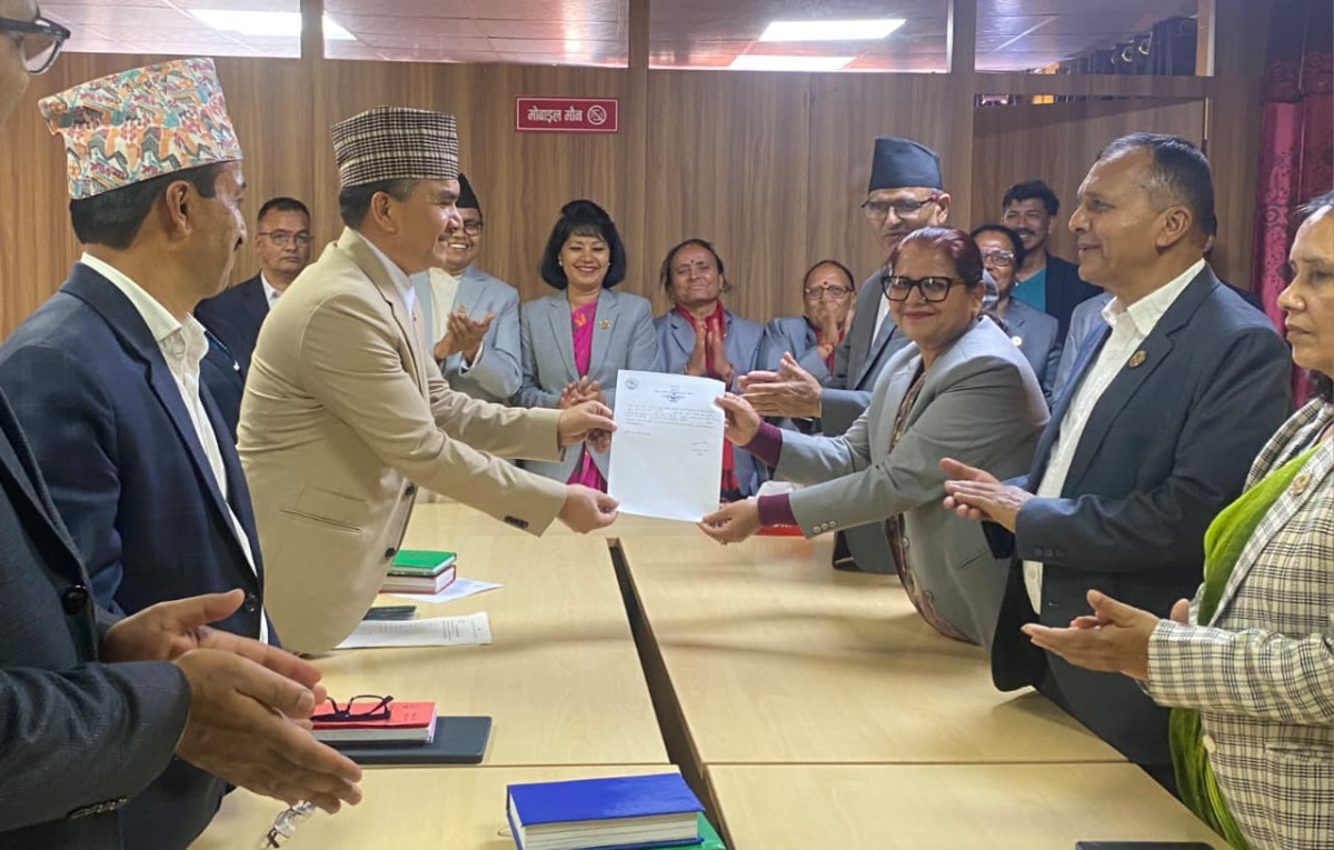 राष्ट्रिय सभाको उपाध्यक्षमा एमाले सांसद् भण्डारी निर्विरोध