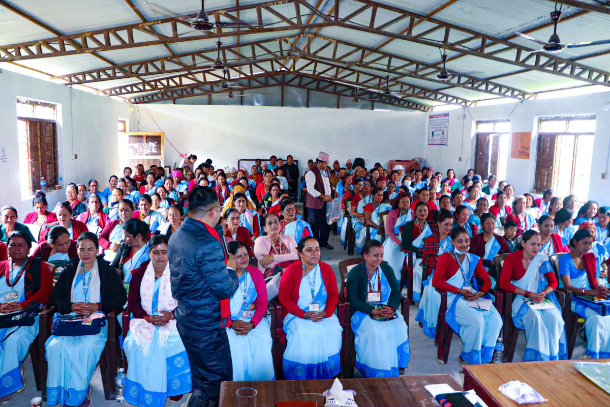 जैमिनीमा महिला स्वास्थ्य स्वयंसेविका सम्मेलन, ११ बुँदे घोषणा पत्र जारी