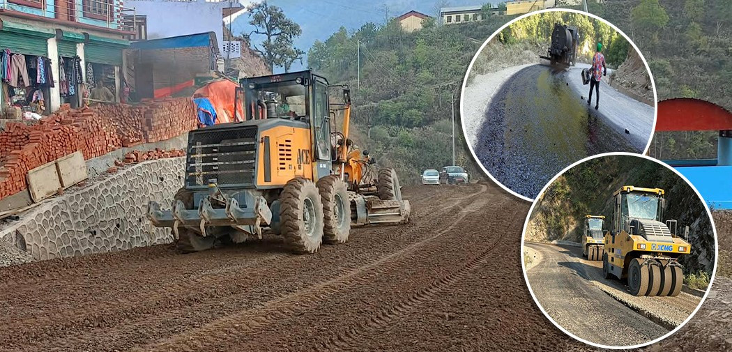 सालझण्डी–ढोरपाटन सडक निर्माण : दुई दशक पुग्दा पनि आधा काम बाँकी