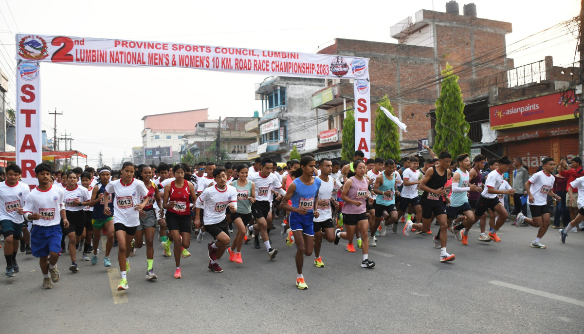 लुम्बिनी रोड रेसमा सेनाका खड्का र न्यौपाने विजयी