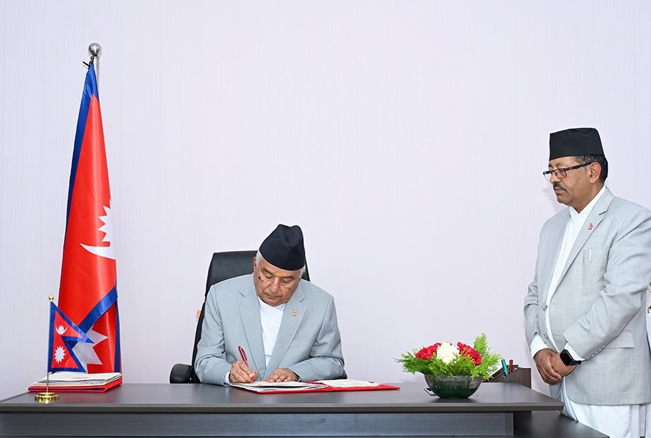 राष्ट्रपति पौडेलद्वारा थप तीन अध्यादेश जारी
