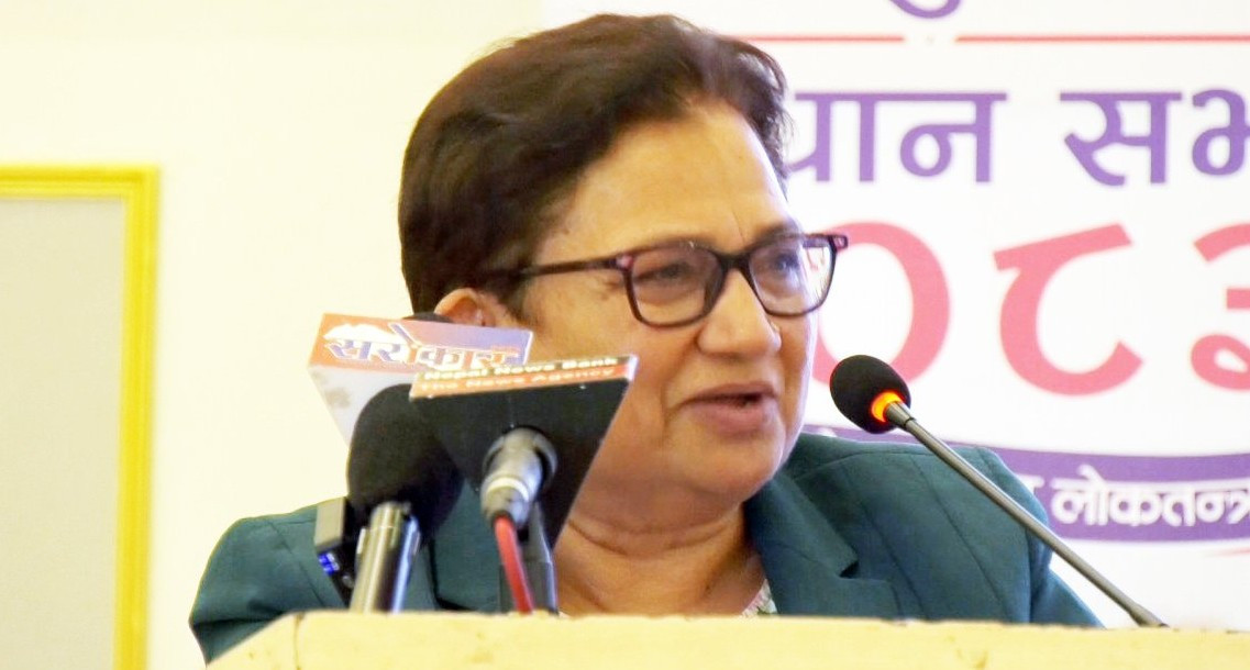 संविधान र प्रेस स्वतन्त्रताको रक्षाका लागि परिवर्तनकारी शक्तिहरूबिच एकता आवश्यक: पम्फा भुसाल