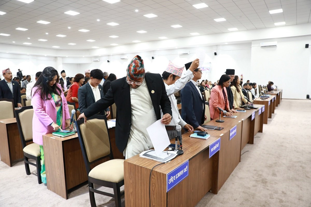 प्रतिनिधिसभा बैठक सूचना टाँसेर भोलिसम्म स्थगित