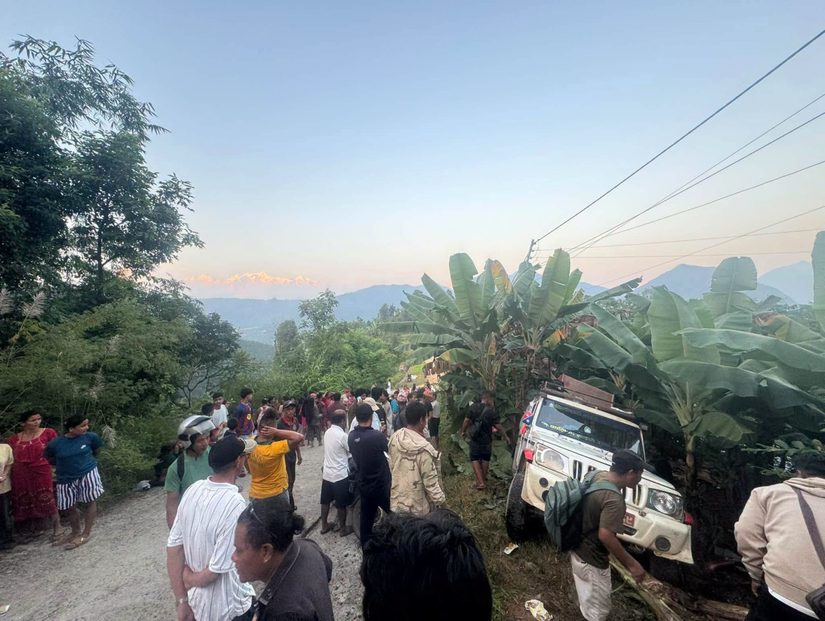 तनहुँमा जिप दुर्घटना हुँदा एक जनाको मृत्यु, ६ जना घाइते