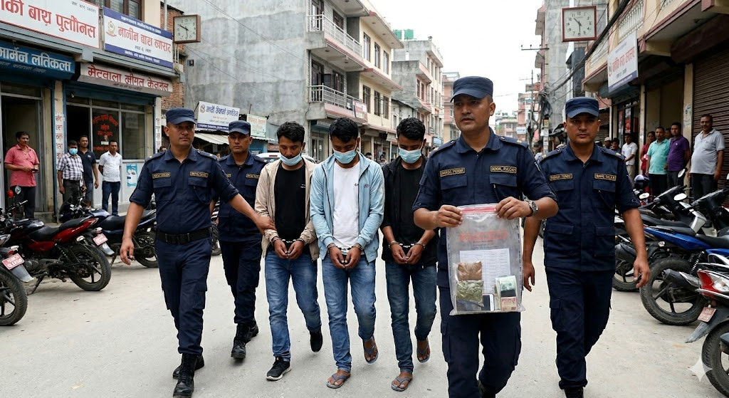 काठमाडौंमा प्रहरीको स्वीप अपरेसन : २४ घण्टामा ९२ जना पक्राउ